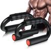 AIR-ONE SPORTS Push Up Bars - 600 lb Capacity, Extra Thick Non-Slip Foam Grips, Heavy Duty, Ideal for Home Gym Strength Training, Suitable for Users Over 200 lbs, Black & Red