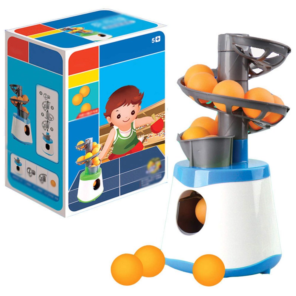 ASDQWER Table Tennis Robot Ping Pong Ball Machine Automatic Table Tennis Machine for Training Table Tennis Balls by,Table Tennis Robot Automatic Ping Pong Ball,Blue