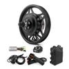 L-faster 12 inch Bicycle with 250W Hub Motor Front Wheel with Pedal Assist Sensor (Front Black) view 1
