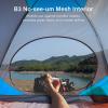 BISINNA 2/4 Person Camping Tent Lightweight Backpacking Tent Waterproof Windproof Two Doors Easy Setup Double Layer Outdoor Tents for Family Camping Hunting Hiking Mountaineering Travel view 4