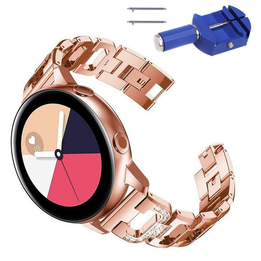 Gear S3 Frontier SM-R765V Watchband,Comfortable Only fit 22mm Durable Stainless Steel Strap Watchband Disassembly Tool Compatible with Samsung Gear S3 Frontier SM-R765V Verizon