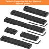 FENTUK Single Keymod Picatinny Rails Set 3 5 7 9 11 13 Slot with 13 T-Nuts & 13 Screws, 3 Allen Wrench - Black view 4