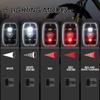 Mudder Running Lights for Runners Rechargeable LED Safety Lamps USB Rechargeable Clip on Strobe Bicycle Tail Lamps with 5 Modes Flashing Bike Lights for Night Riding Walking Hiking Pet Dog(6 Pieces) view 4