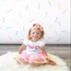 Luke and Lulu 2nd Birthday Outfit Girl - Two Sweet Tutu Dress with Headband - Photo-Ready 3-Piece Set view 4
