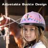 Horse Riding Safety Helmet,Protective Head Gear Horseback Helmet for Equestrian Riders for 2 to 6 Year olds (Small, Pink) view 2