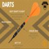 SHOT TAKER CO. EST. 2017 Soft Tip Darts Set |12 pc Bar Darts | 50 Extra Black 2BA Tips | 3 of Each Color| Fun Darts for 4 Players on Electronic/Plastic Dartboard (STC10429-18g-Black Brass Barrel) view 4