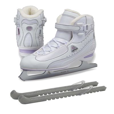 Jackson Ultima Cameo Vantage CS7000 Women's Figure Ice Skates Adult Size 10 Bundle with Free Bag and Guardog Skate Guards