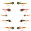 The Fly Fishing Place Basics Collection - Bead Head Copper John Assortment - 10 Wet Flies - 5 Patterns - Hook Sizes 14, 16, 18 view 1