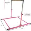 Athletic Bar Expandable Gymnastic Kip Bar Gymnastics Horizontal Bar for Kids - Adjustable Height 3' to 5' - Junior Training Bar, Heavy Duty Gymnastics Tumble Bar (Pink) view 3