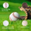 Baseball 12 Ball Pack Practice Training Baseballs for Youth/Adult 9 Inch Baseballs for Pitching Throwing Autographs Baseball(One Dozen) view 2