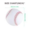 Baseball 12 Ball Pack Practice Training Baseballs for Youth/Adult 9 Inch Baseballs for Pitching Throwing Autographs Baseball(One Dozen) view 3