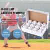 Baseball 12 Ball Pack Practice Training Baseballs for Youth/Adult 9 Inch Baseballs for Pitching Throwing Autographs Baseball(One Dozen) view 4