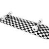 ANNEE 31x8 Inch Pro Skateboard Complete,7 Layer Canadian Maple Wood Double Kick Concave Skate Boards, Tricks Skateboards for Youths,Beginners,Girls,Boys,Kids,Teens,Adults (Black, White) view 2