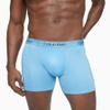 Calvin Klein Men's Micro Stretch 3-Pack Boxer Brief, New Navy, Artesian Blue, Blue Paradise, S view 3