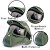 Tactical Paintball Mask Airsoft Masks, for Airsoft BB Hunting, CS Game Paintball Full Face Tactical Protection Gear, Impact Resistant with Goggles, Other Outdoor Activities (Green/Gray Lens) view 4