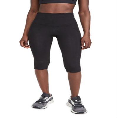Yummie womens Talia Capri Cotton Stretch Shaping With Pockets Leggings, Black, X-Small US