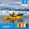 OCEANBROAD Kayak Paddle 86in/218cm Alloy Shaft Kayaking Boating Canoeing Oar with Paddle Leash 1 Paddle, Green view 3