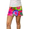 Smash Dandy Pink Tie Dyed Flutter Style Golf/Tennis Skort/Skirt (XLarge) view 3
