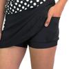 Hawaiian Floral Flutter Style Golf/Tennis Skort | Made in USA Flower Golf Skirt (XSmall) Rainbow view 4