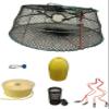 KUFA Sports Tower Style Prawn Trap with 400' Rope, Yellow Float, Vented Bait Jar & Harness Combo (CT77+PAP39+HA2) view 1