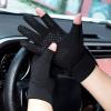 FUFU Gloves Unisex Cycling Gloves Running Gloves Touch Screen Anti-Slip Waterproof Windproof Sports Winter Gloves (Color : Black, Size : M) view 2