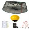 KUFA Sports Tower Style Prawn Trap with 400' Rope, Yellow Float, Vented Bait Jar & Harness Combo (CT77+PAS309+HA2) view 1