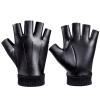FUFU Gloves Winter Gloves PU Artificial Leather Touch Screen Warm Wool Lining Windproof Non-Slip Gloves (Size : S) view 1