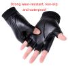 FUFU Gloves Winter Gloves PU Artificial Leather Touch Screen Warm Wool Lining Windproof Non-Slip Gloves (Size : S) view 3