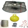 KUFA Sports Tower Style Prawn Trap with 400' Rope, Yellow Float, Vented Bait Jar & Harness Combo (CT77+PAL56+HA2) view 1