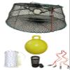 KUFA Sports Tower Style Prawn Trap with 400' Rope, Yellow Float, Vented Bait Jar & Harness Combo (CT77+PAS59+HA2) view 1