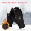 FUFU Gloves Cycling Gloves,Winter Waterproof Touchscreen Gloves Windproof Thermal Gloves Gloves with Non-Slip Full Finger for Cycling (Color : Gray, Size : M) view 2