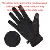 FUFU Gloves Cycling Gloves,Winter Waterproof Touchscreen Gloves Windproof Thermal Gloves Gloves with Non-Slip Full Finger for Cycling (Color : Gray, Size : M) view 4