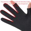 FUFU Gloves Winter Gloves, Non-Slip Half-Finger Gloves, Waterproof Touch Screen Gloves, Windproof and Warm Gloves, Cycling, Driving, Running view 3