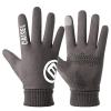 FUFU Gloves Winter Glove Touch Screen,Light Rainproof Windproof Warm Non-Slip for Cycling Hiking Glove (Color : Grey)