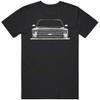1984 Chevy C10 Pickup Truck Front Grill View Silhouette T Shirt M Black view 1