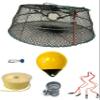 KUFA Sports Tower Style Prawn Trap with 400' Rope, Yellow Float, Vented Bait Jar & Harness Combo (CT77+PAP386+HA2) view 1