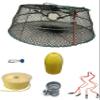 KUFA Sports Tower Style Prawn Trap with 400' Rope, Yellow Float, Vented Bait Jar & Harness Combo (CT77+PAP36+HA2) view 1