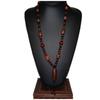 25" China Certified Nature Agate Jade Dzi Bead Necklace Pendants 0056 view 1