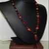 25" China Certified Nature Agate Jade Dzi Bead Necklace Pendants 0056 view 2