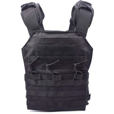 KIDYBELL Tactical Molle Vest Breathable Combat Training Vest 1000D Oxford Cloth Outdoor Hunting Air Soft Vests Sports Equipment Weight-Bearing Shoulder Strap Vests