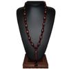26" China Certified Nature Agate Jade Dzi Bead Necklace Pendants 0059 view 1