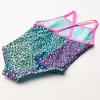 LiMiTeD Too Girl's Printed One Piece Swimsuit, Blue, 4T view 2