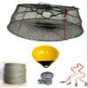 KUFA Sports Tower Style Prawn Trap with 400' Rope, Yellow Float, Vented Bait Jar & Harness Combo (CT77+PAL306+HA2) view 1