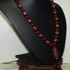 25" China Certified Nature Agate Jade Dzi Bead Necklace Pendants 0058 view 2