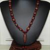 25" China Certified Nature Agate Jade Dzi Bead Necklace Pendants 0058 view 4