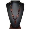 25" China Certified Nature Agate Jade Lucky Dzi Beads Necklace Pendants 0057 view 1