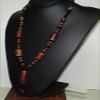 25" China Certified Nature Agate Jade Lucky Dzi Beads Necklace Pendants 0057 view 3