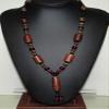 25" China Certified Nature Agate Jade Lucky Dzi Beads Necklace Pendants 0057 view 4