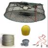 KUFA Sports Tower Style Prawn Trap with 400' Rope, Yellow Float, Vented Bait Jar & Harness Combo (CT77+PAQ16+HA2) view 1
