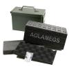 Aolamegs .50 Caliber Tactical Steel Ammo Can M2A1 with 24 Magazine Holder Ammo Can Foam (Pre-Cut) view 2